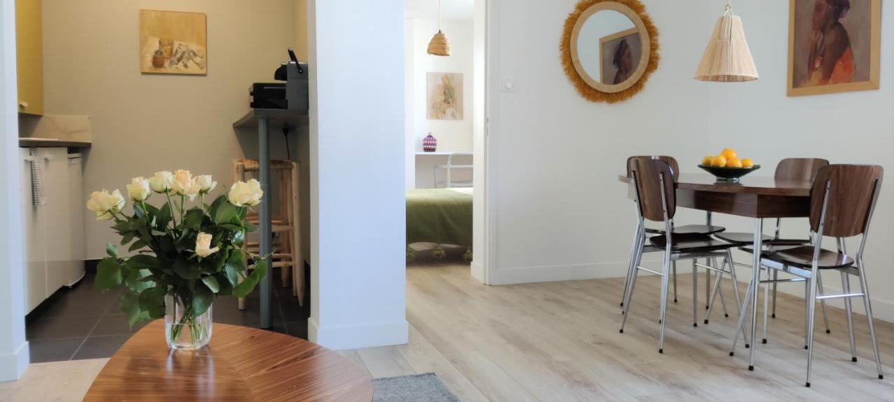 Bel appartement refait à neuf, déco raffinée, fibre, bureau, calme Tours Esterno foto